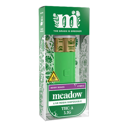 Meadow THC-A Live Rosin Vaporizer 3500mg