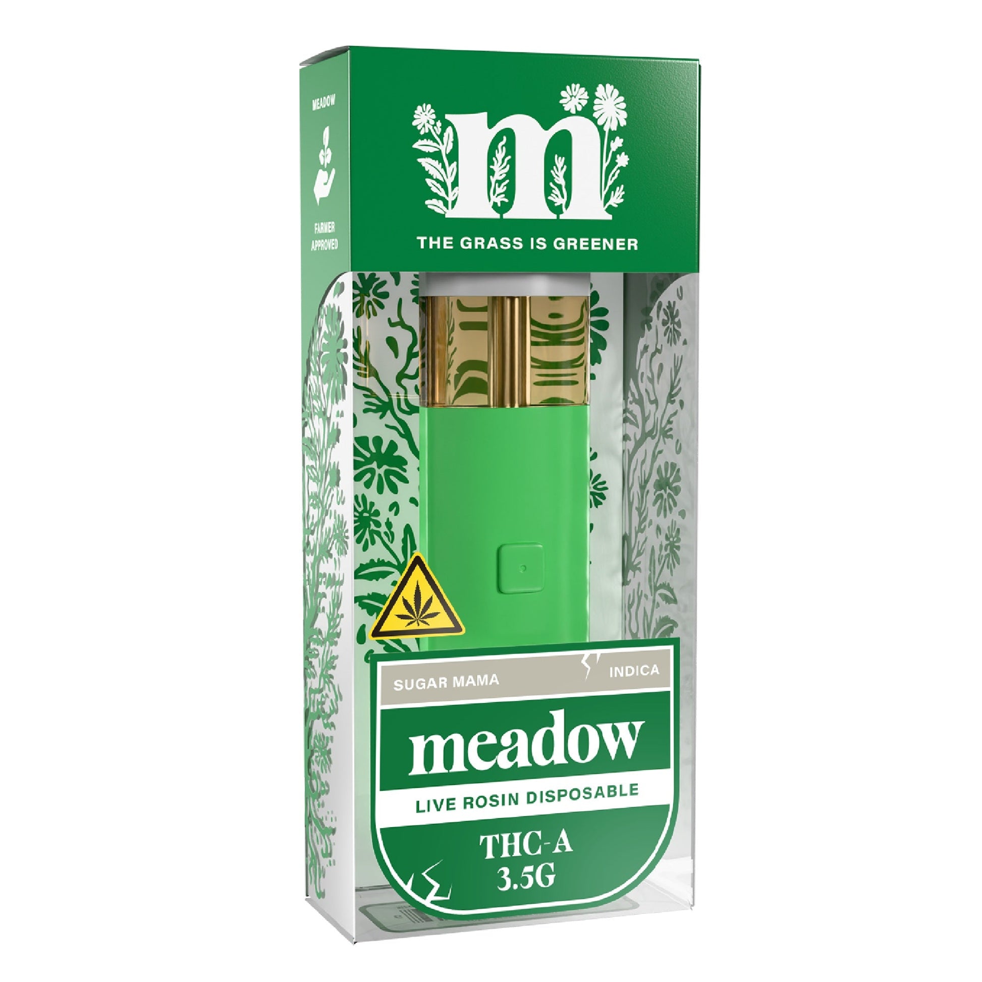 Meadow THC-A Live Rosin Vaporizer 3500mg
