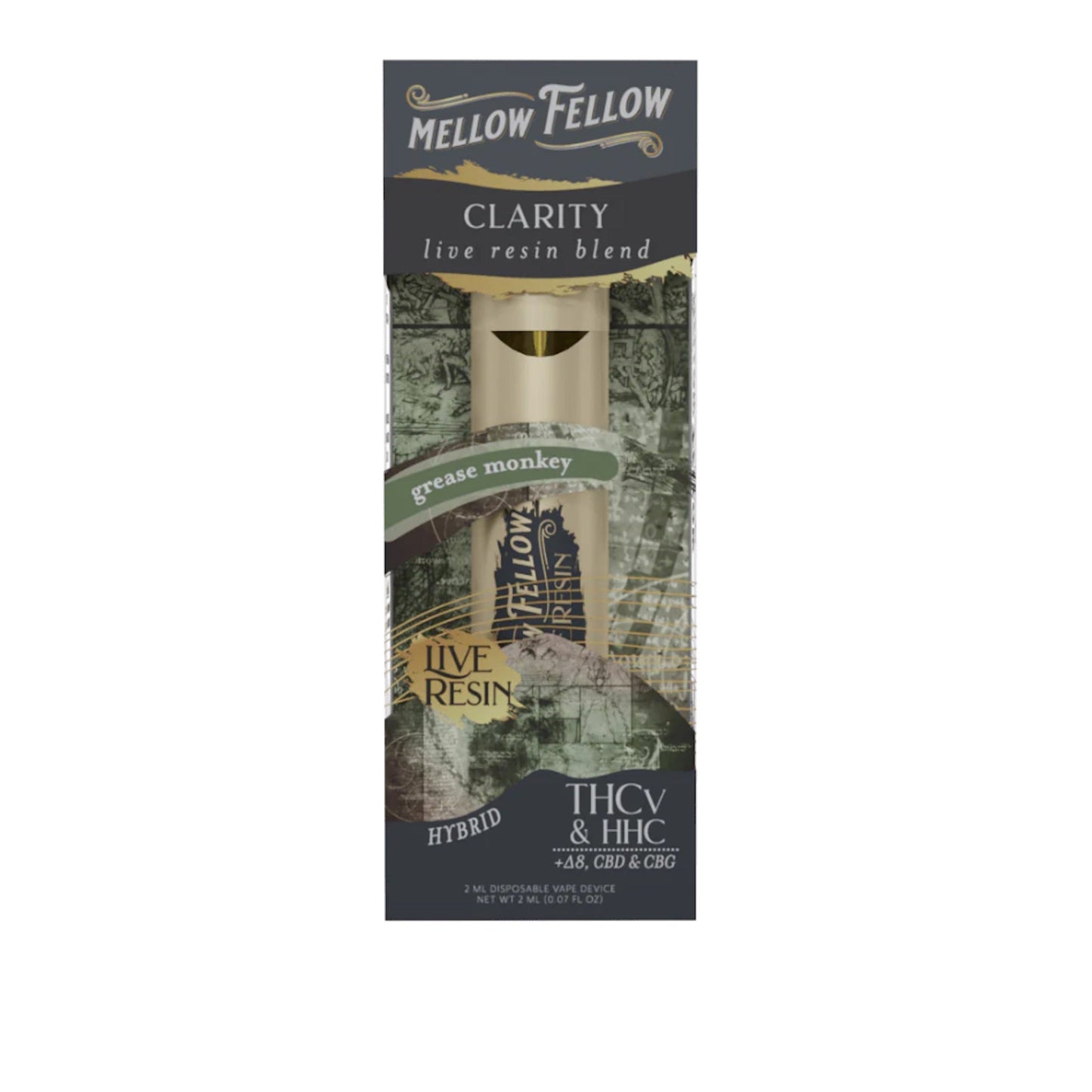 Mellow Fellow Live Resin Vaporizer 2000mg