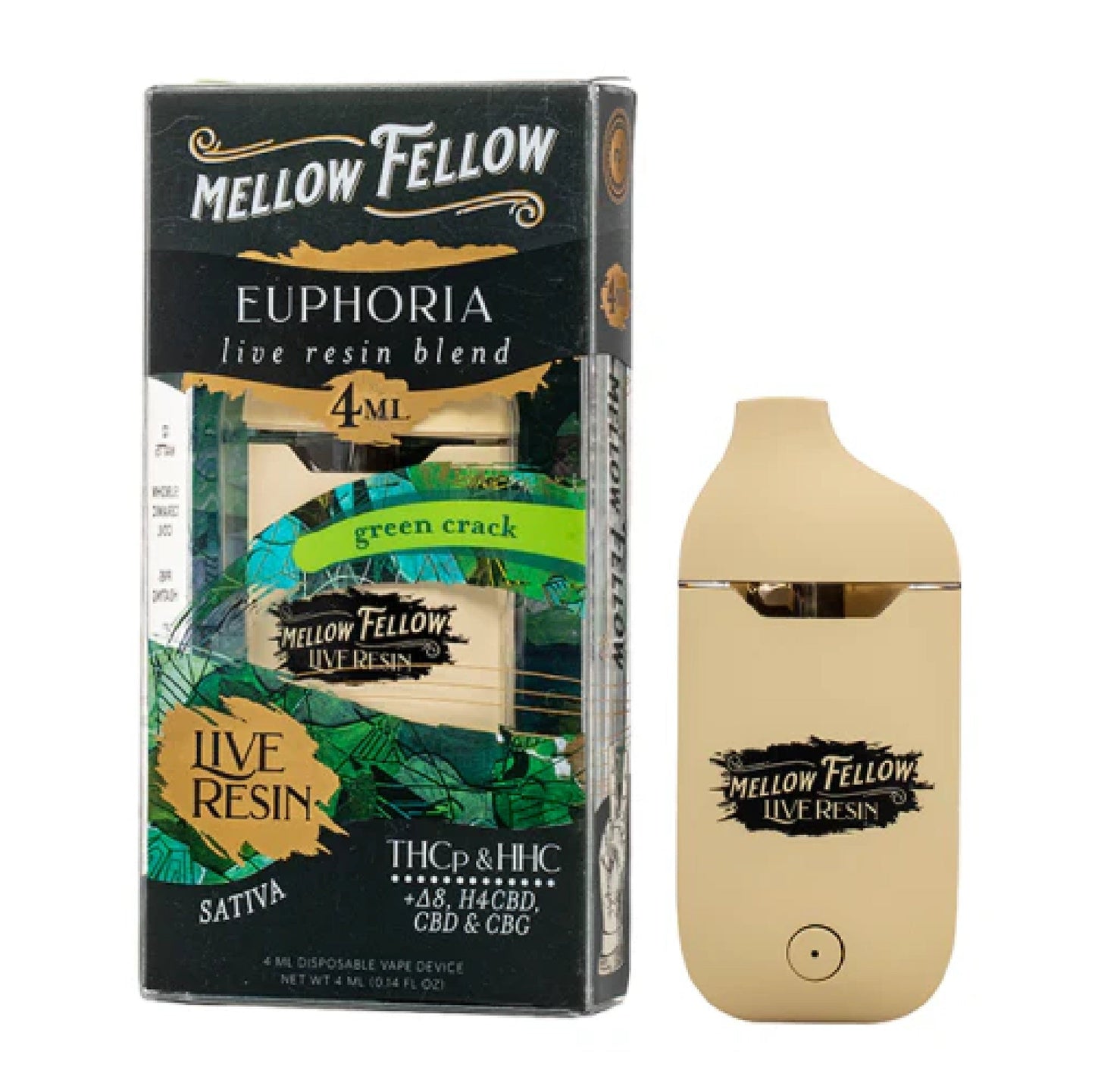 Mellow Fellow Live Resin Vaporizer 4000mg