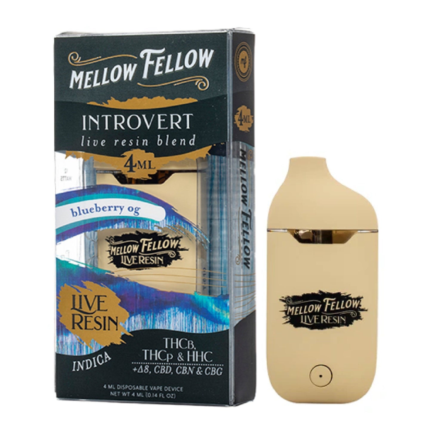 Mellow Fellow Live Resin Vaporizer 4000mg