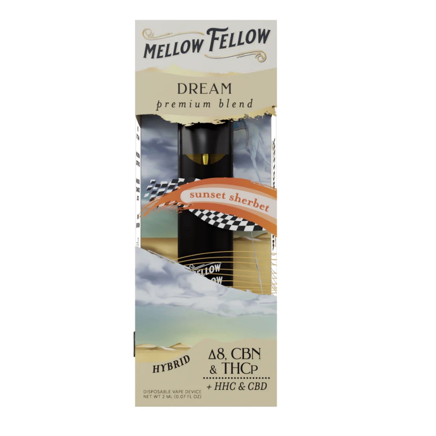 Mellow Fellow Premium Blend Vaporizer 2000mg