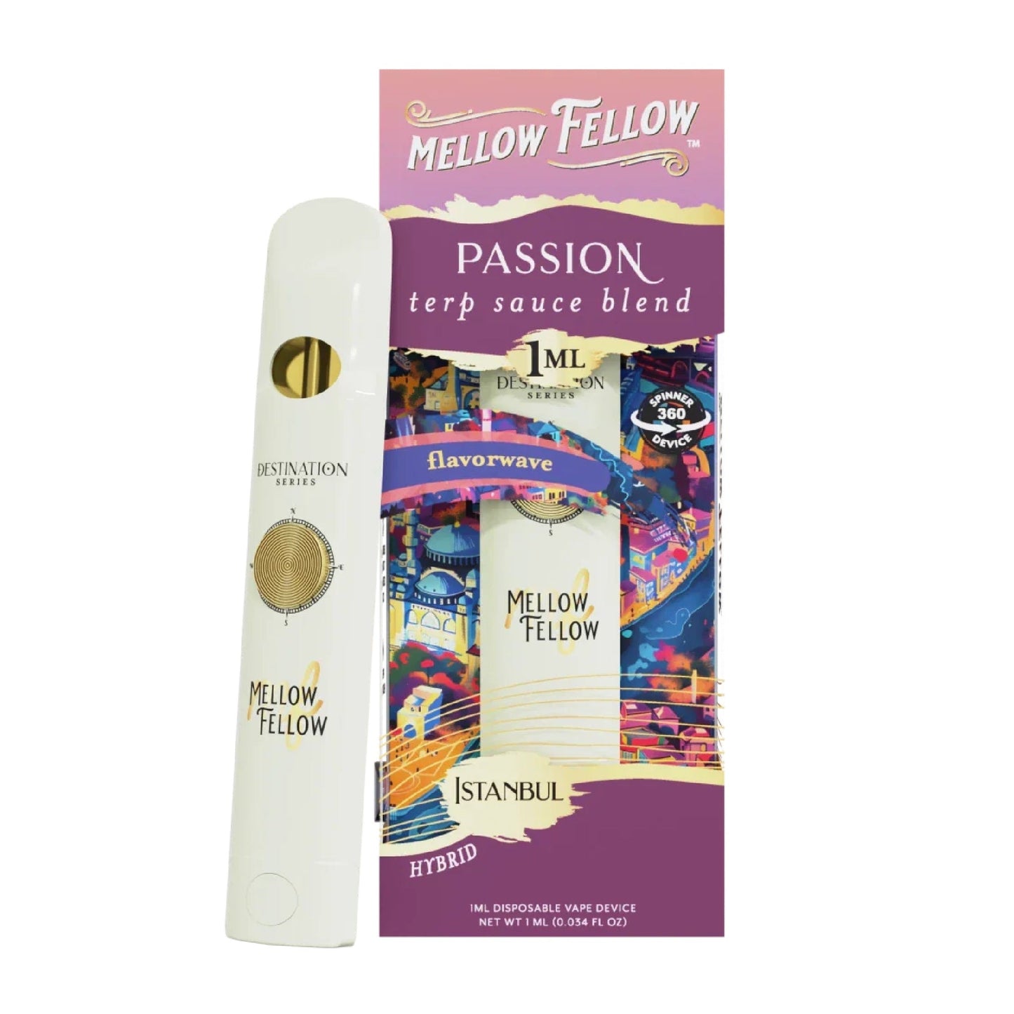 Mellow Fellow Terp Sauce Fidget Spinner Vape 1000mg