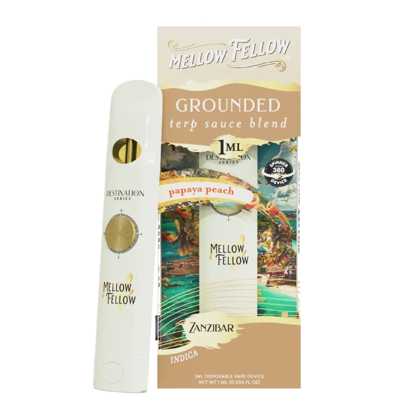 Mellow Fellow Terp Sauce Fidget Spinner Vape 1000mg