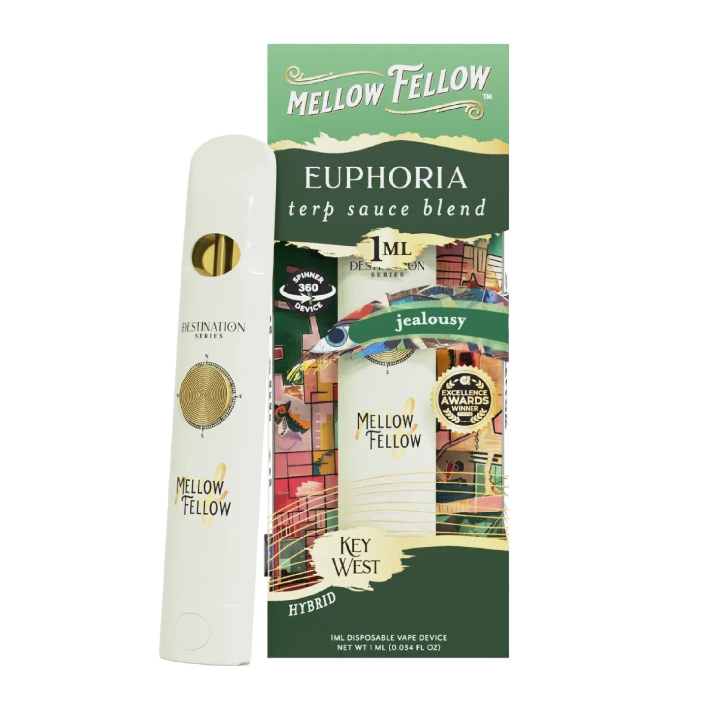 Mellow Fellow Terp Sauce Fidget Spinner Vape 1000mg