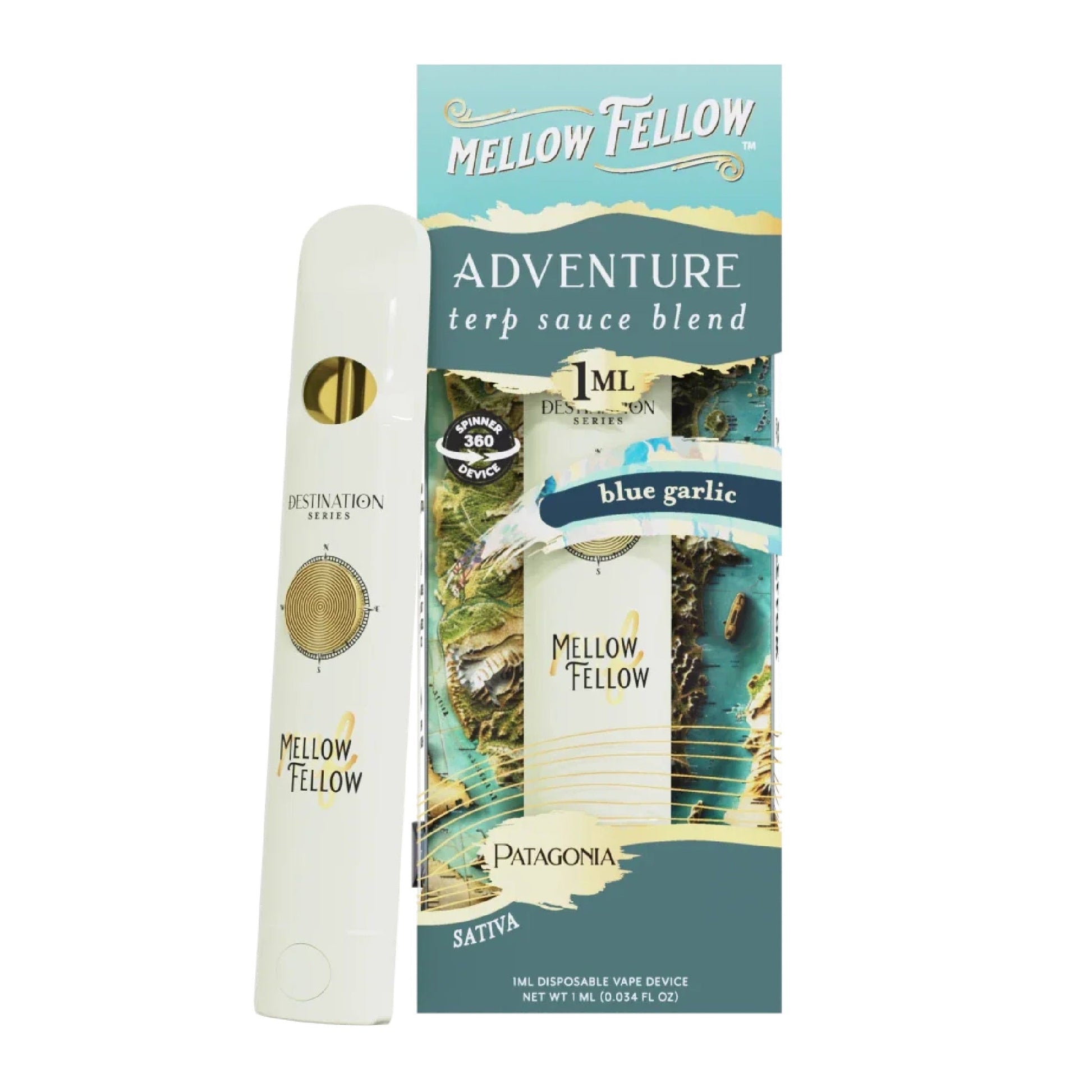 Mellow Fellow Terp Sauce Fidget Spinner Vape 1000mg