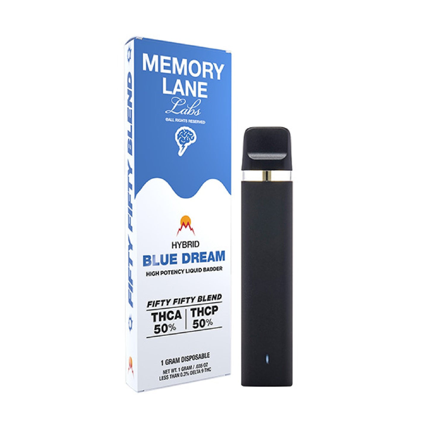 Memory Lane Liquid Badder THC-A + THC-P Vaporizer 1000mg
