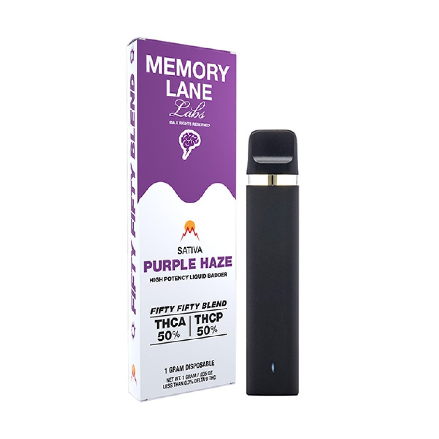 Memory Lane Liquid Badder THC-A + THC-P Vaporizer 1000mg