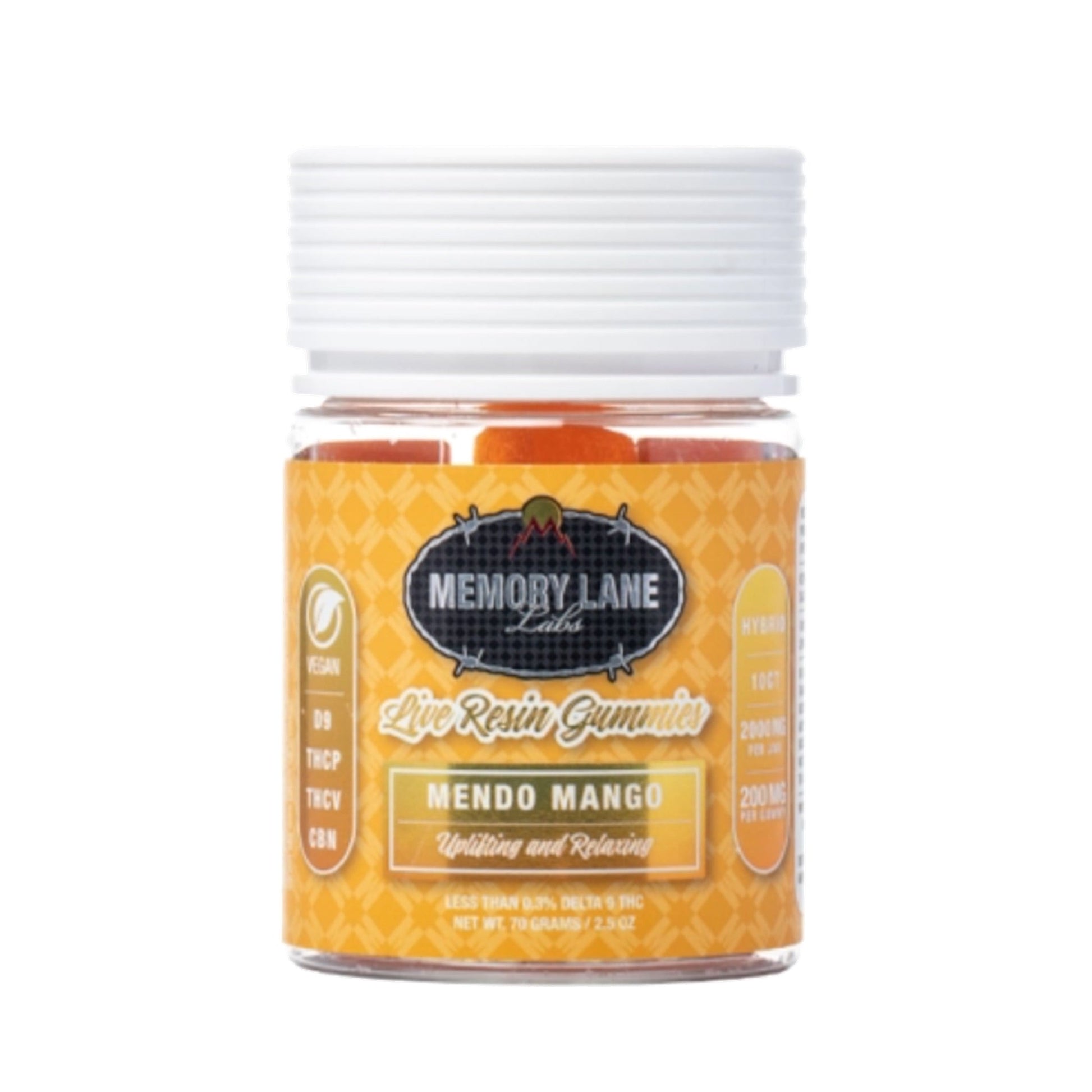 Memory Lane Live Resin Delta 9 THC-P CBN Gummies 2000mg
