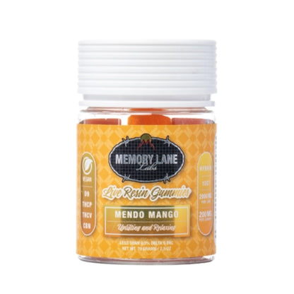 Memory Lane Live Resin Delta 9/THC-P/CBN Gummies 2000mg 10ct