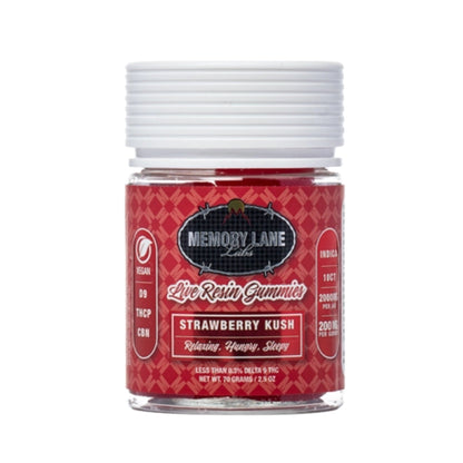 Memory Lane Live Resin Delta 9 THC-P CBN Gummies 2000mg