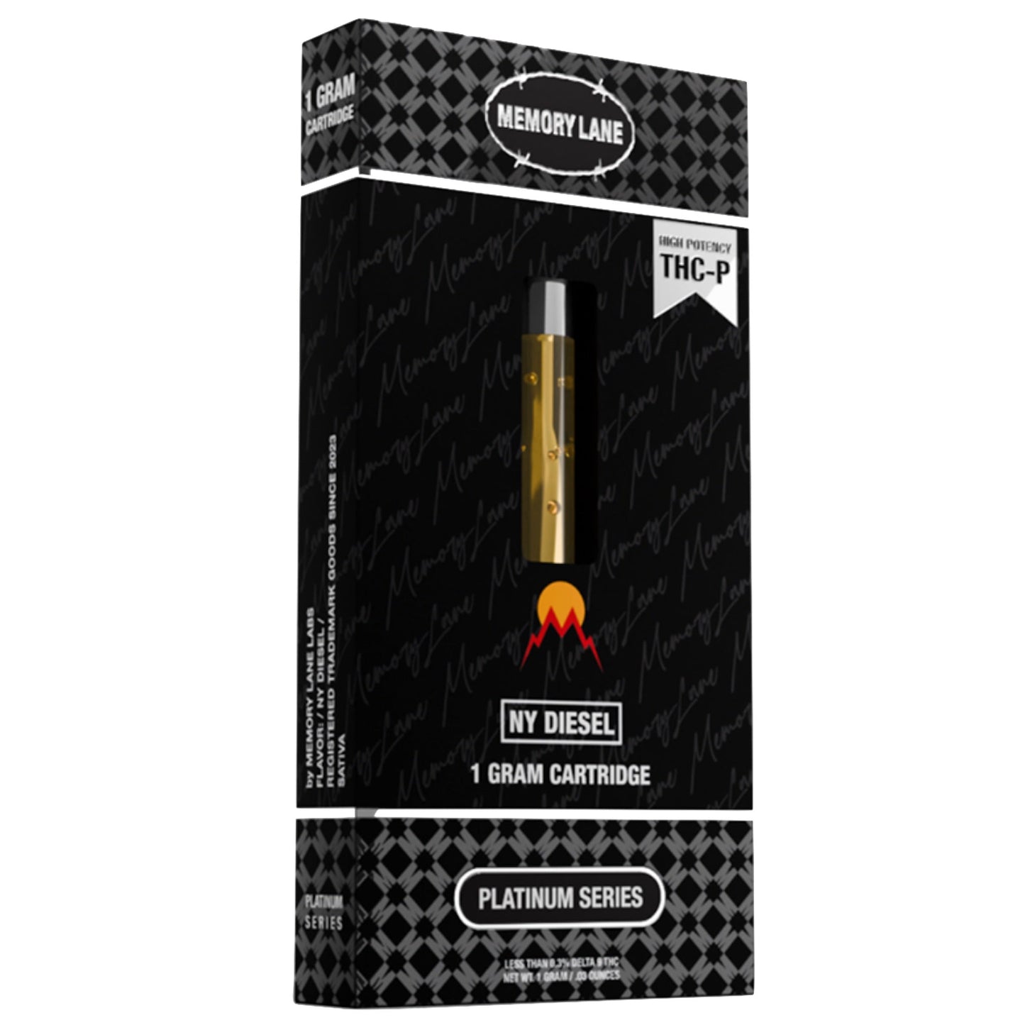 Memory Lane NY Diesel THC-P Cartridge 1000mg