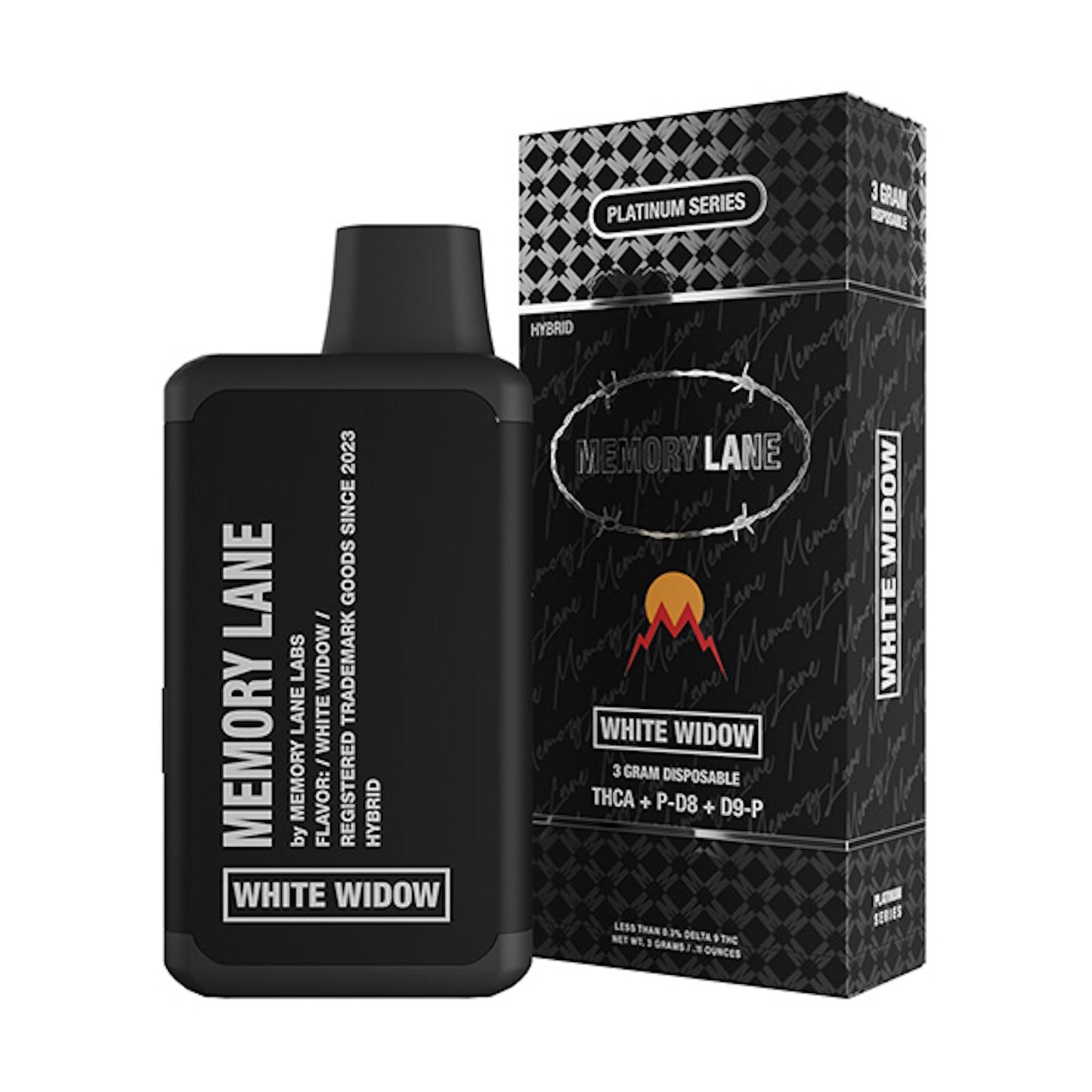 Memory Lane Platinum Blend Vaporizer 3000mg