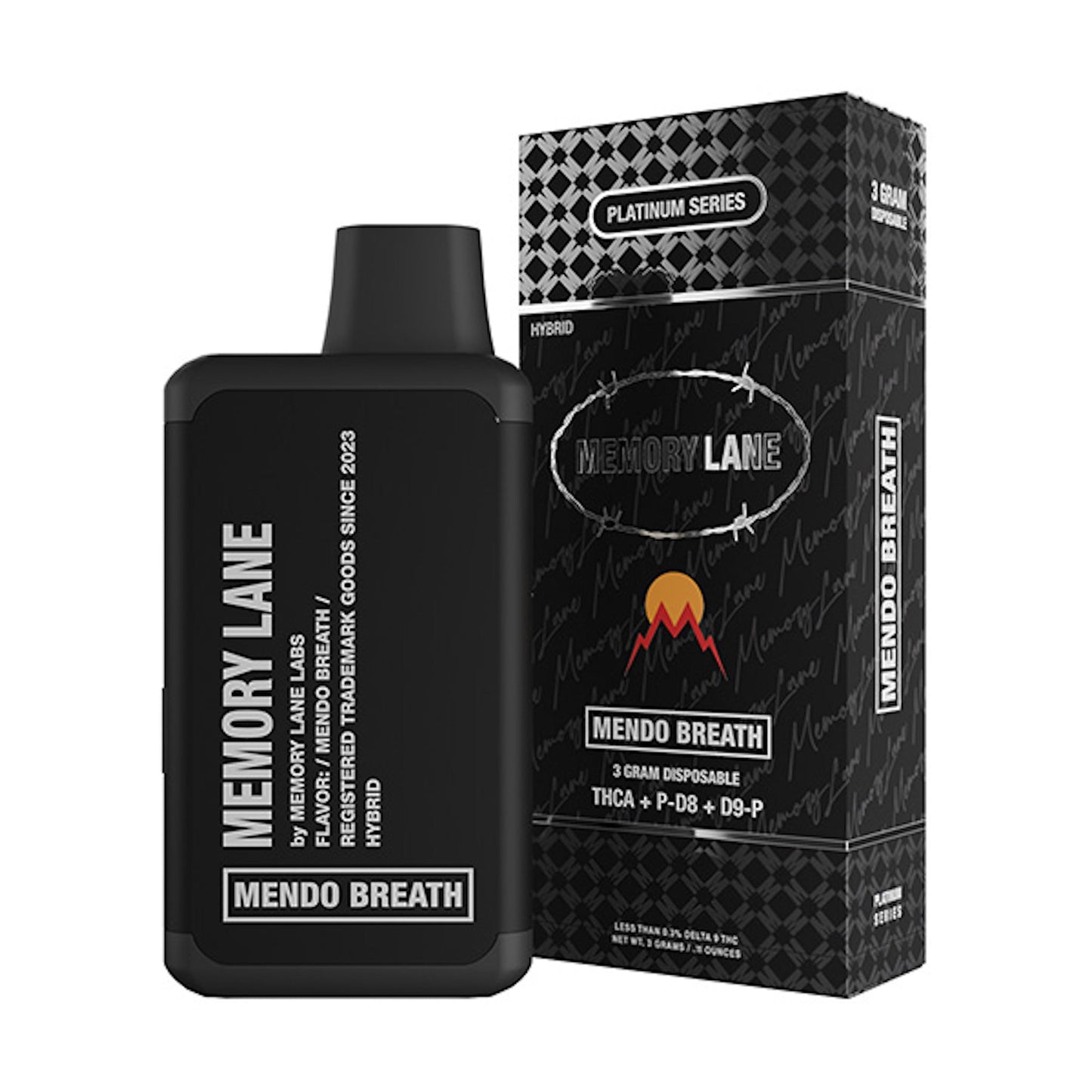 Memory Lane Platinum Blend Vaporizer 3000mg