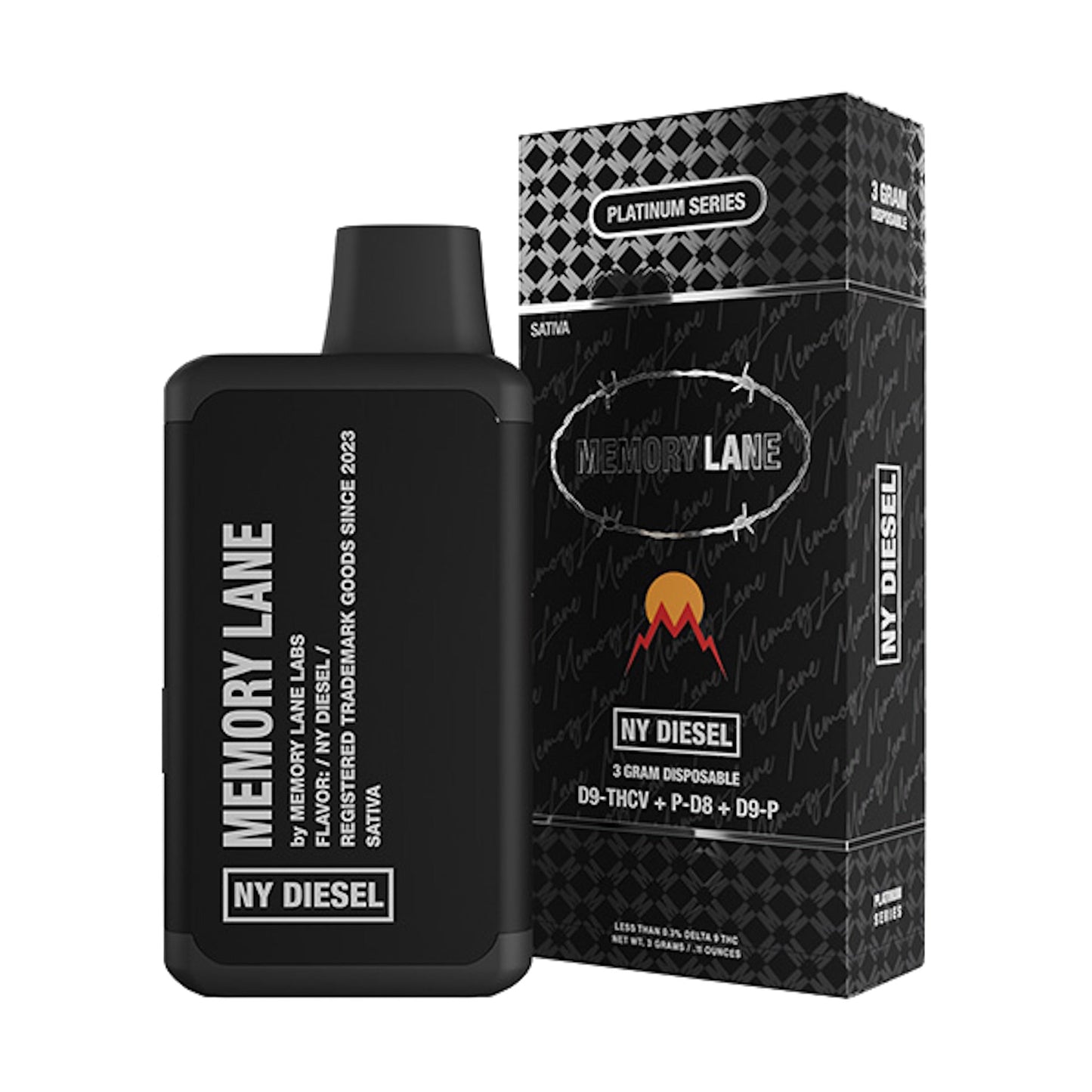 Memory Lane Platinum Blend Vaporizer 3000mg