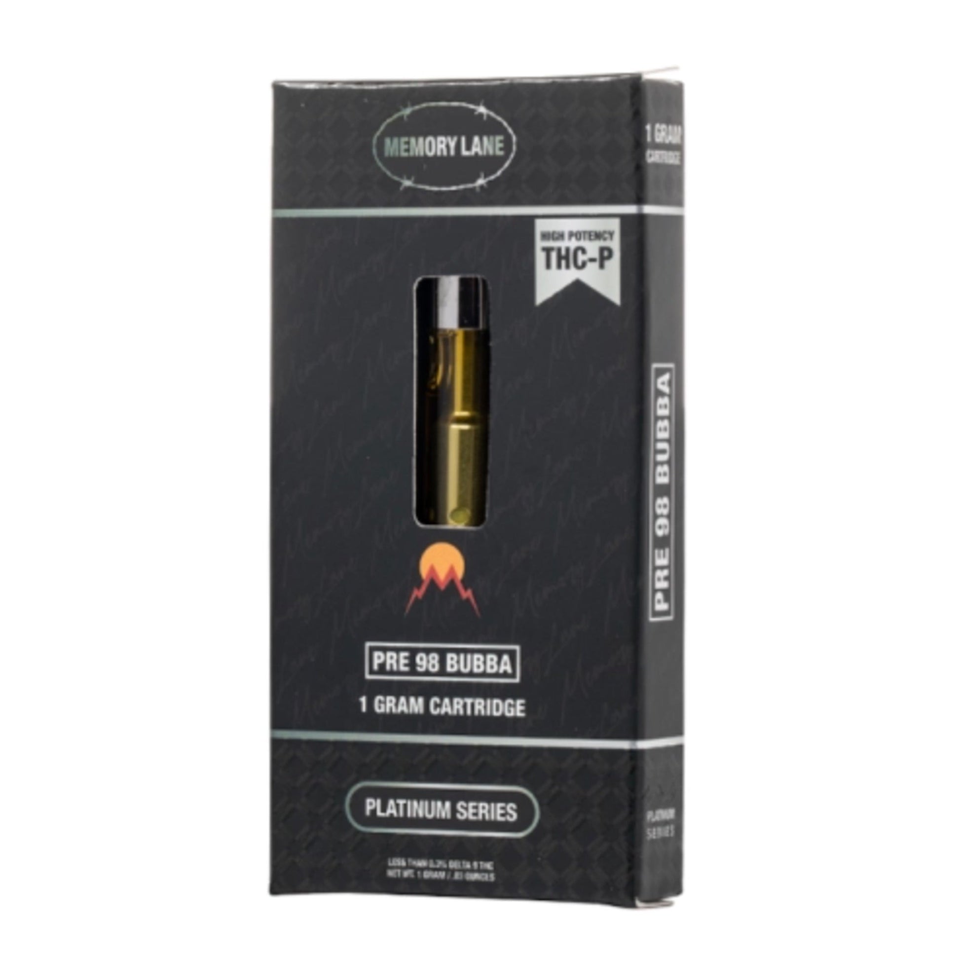 Memory Lane Pre 98 Bubba THC-P Blend Cartridge 1000mg