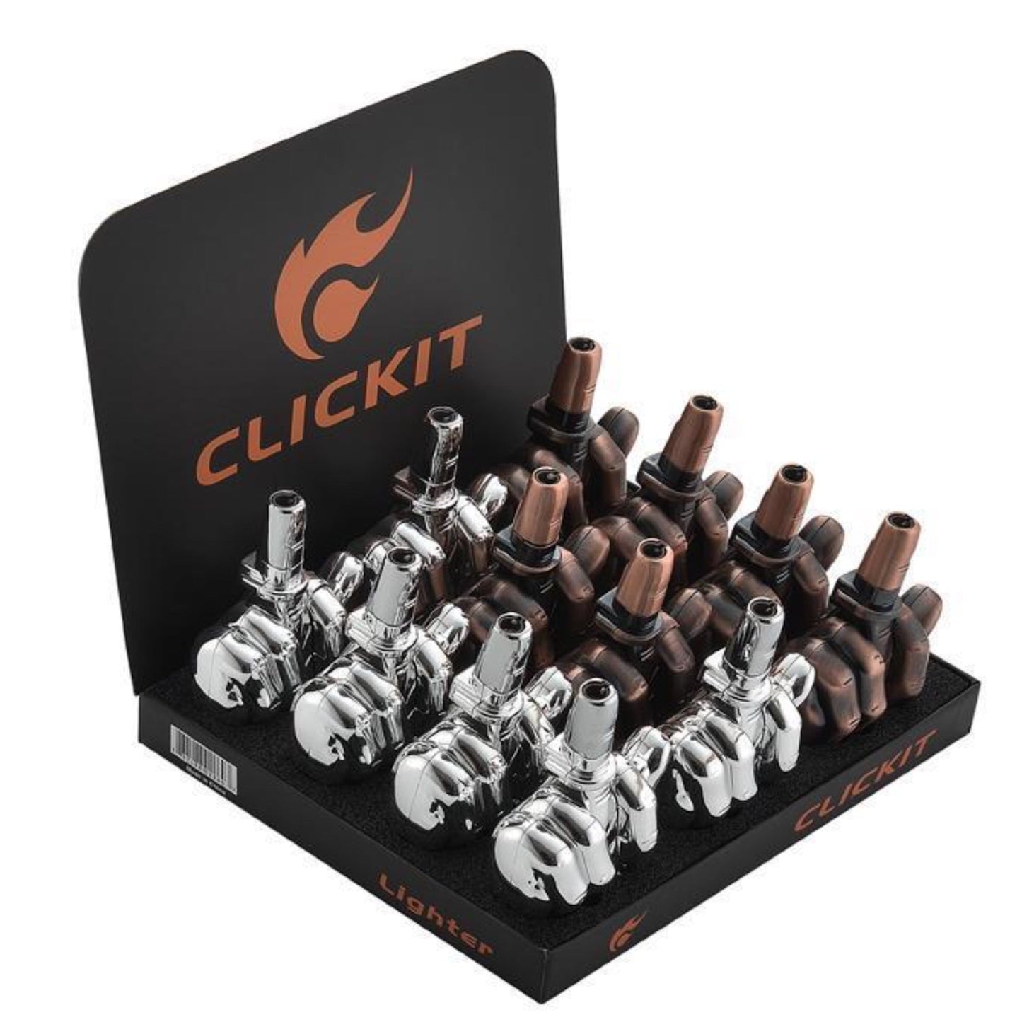 Clickit Middle Finger Torch Lighter With Sound Effect