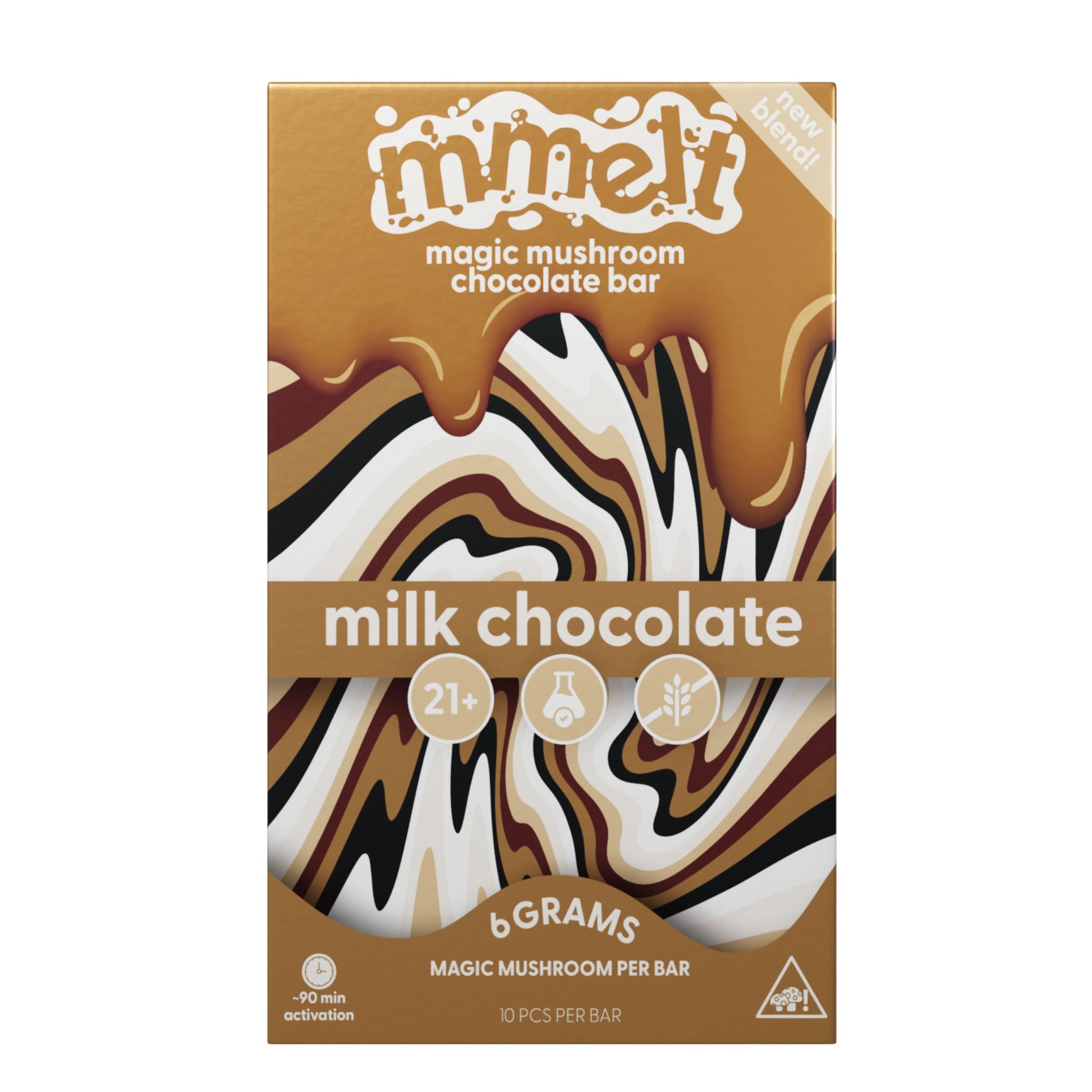 Mmelt Magic Mushroom Milk Chocolate Bar 6g