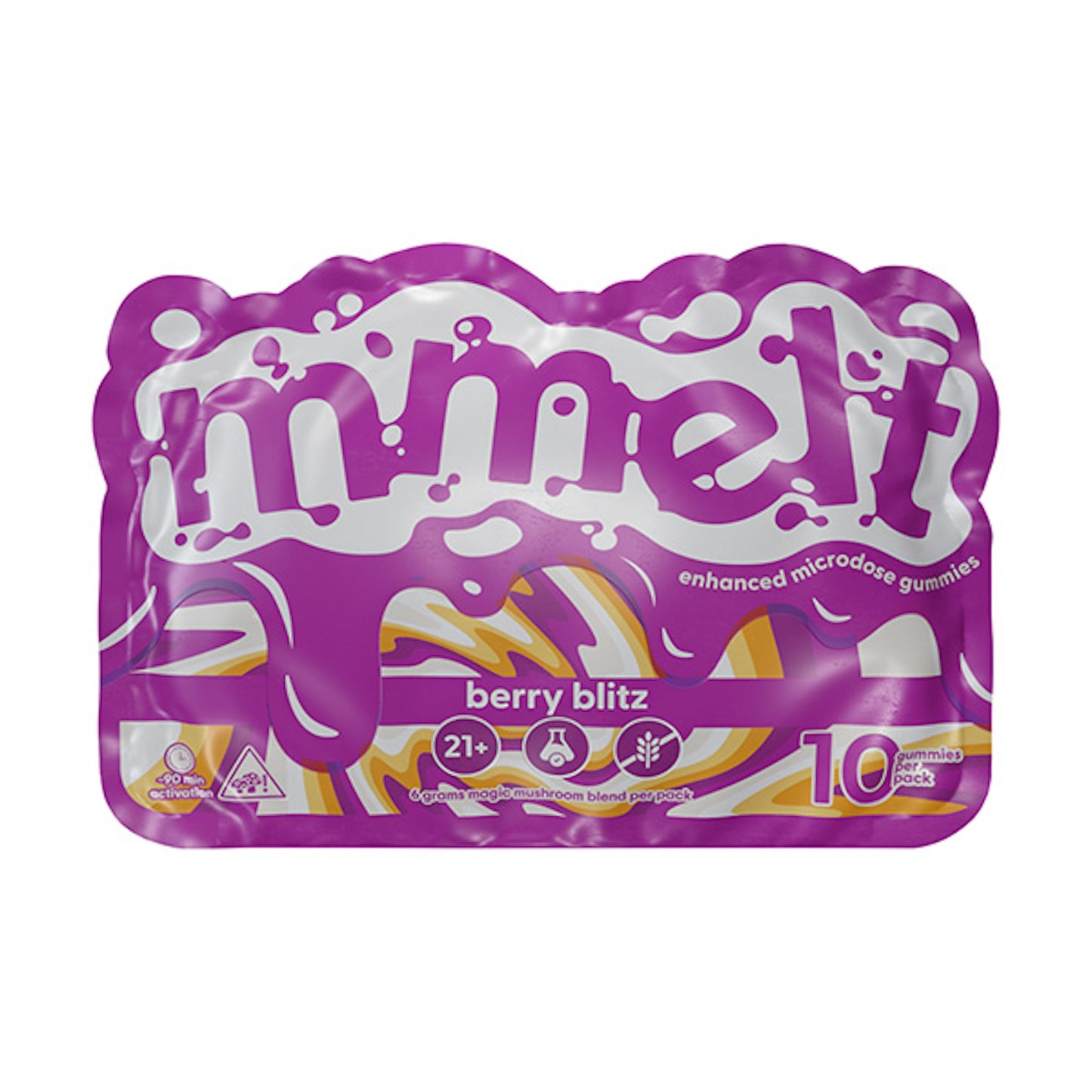Mmelt Mushroom Berry Blitz Gummies 6000mg