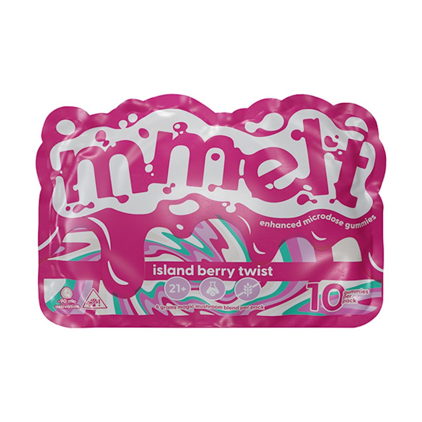 Mmelt Mushroom Island Berry Twist Gummies 6000mg 10ct