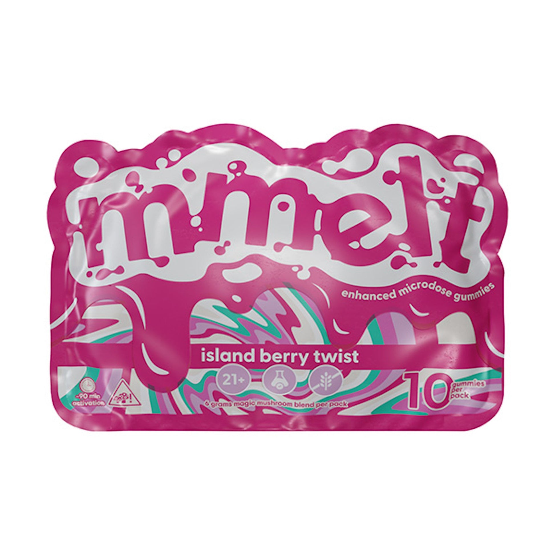 Mmelt Mushroom Island Berry Twist Gummies 6000mg 10ct