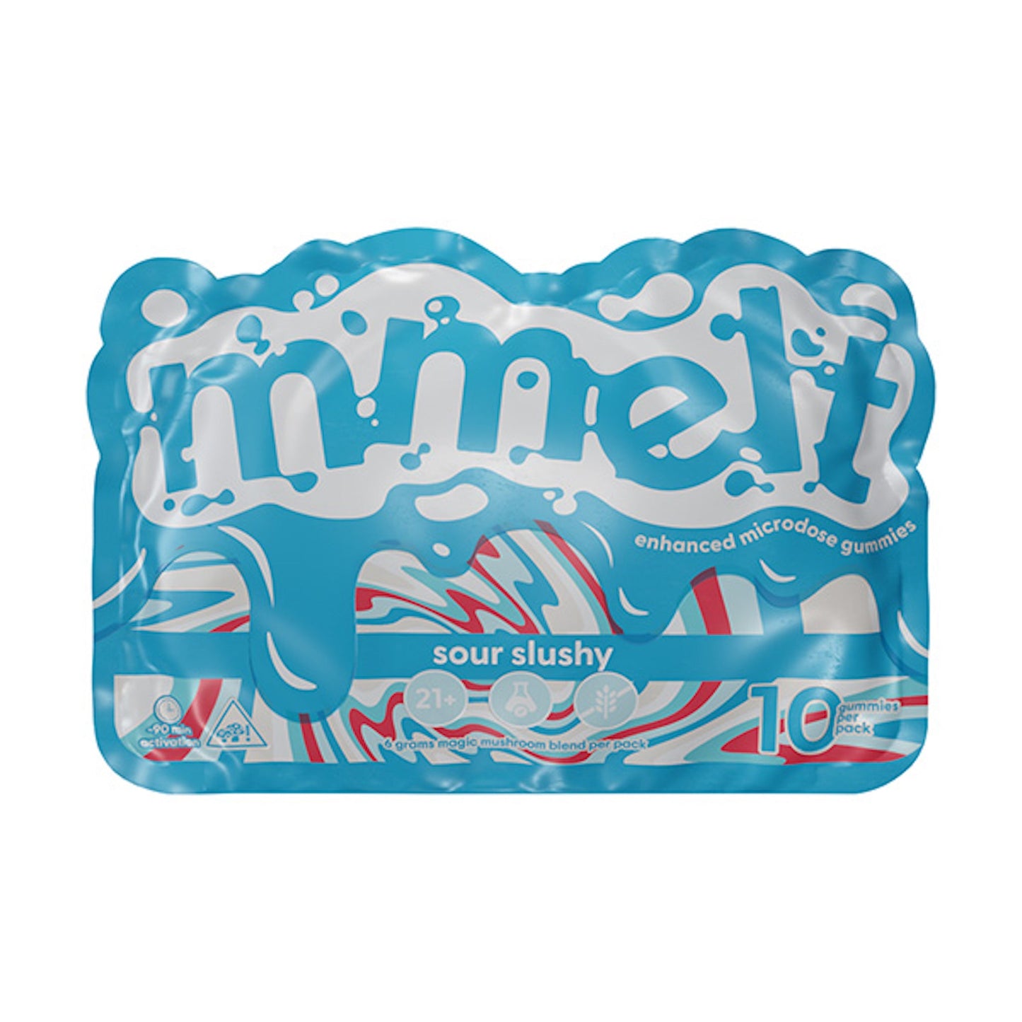 Mmelt Mushroom Sour Slushy Gummies 6000mg
