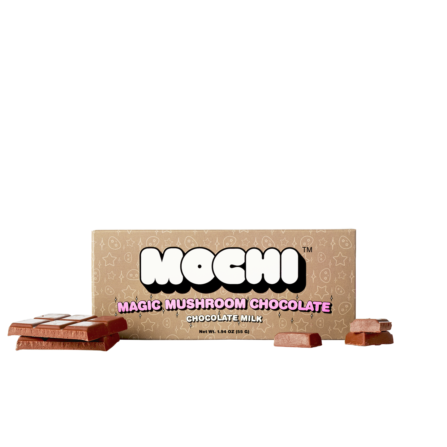 Mochi Magic Mushroom Milk Chocolate Bar 3.5oz