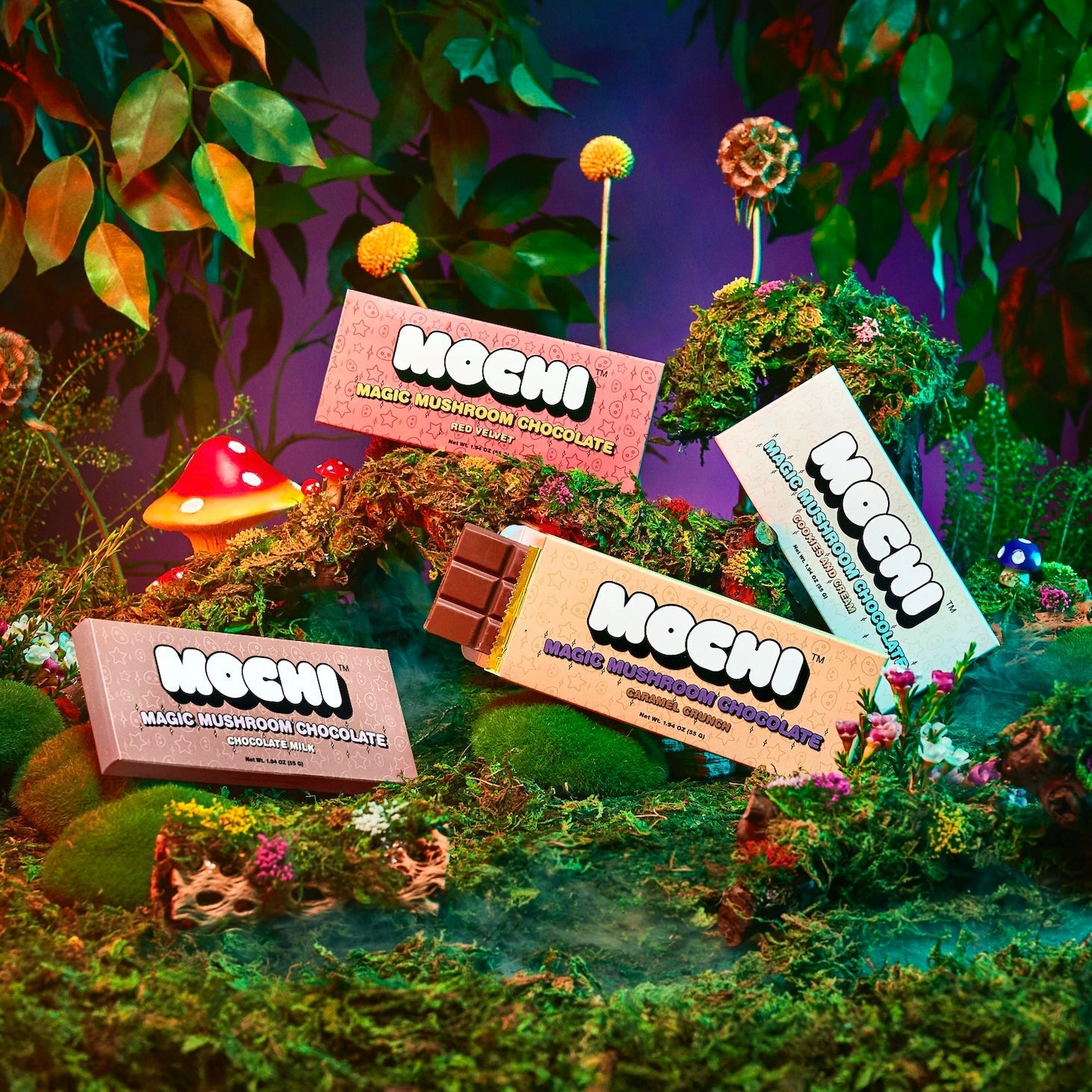Mochi Magic Mushroom Cookies N Cream Chocolate 100mg