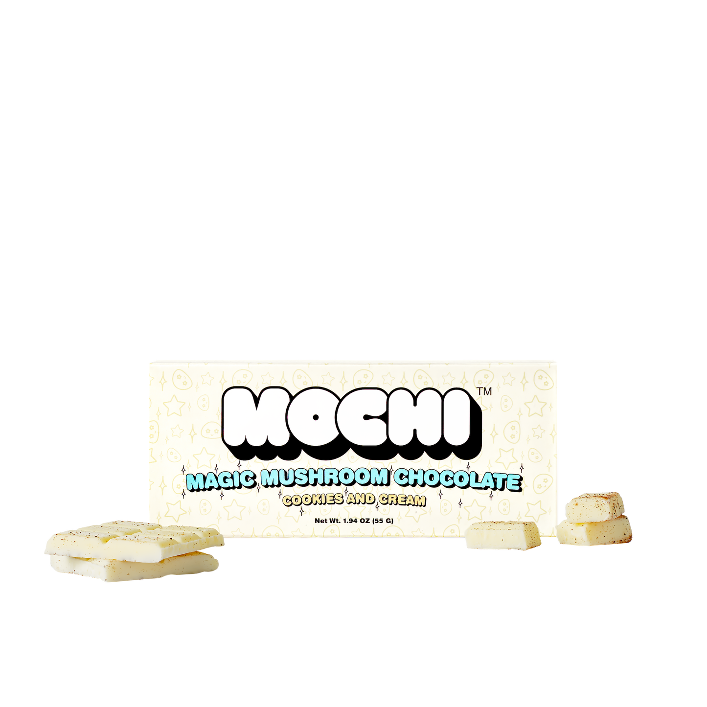Mochi Magic Mushroom Cookies N Cream Chocolate 100mg
