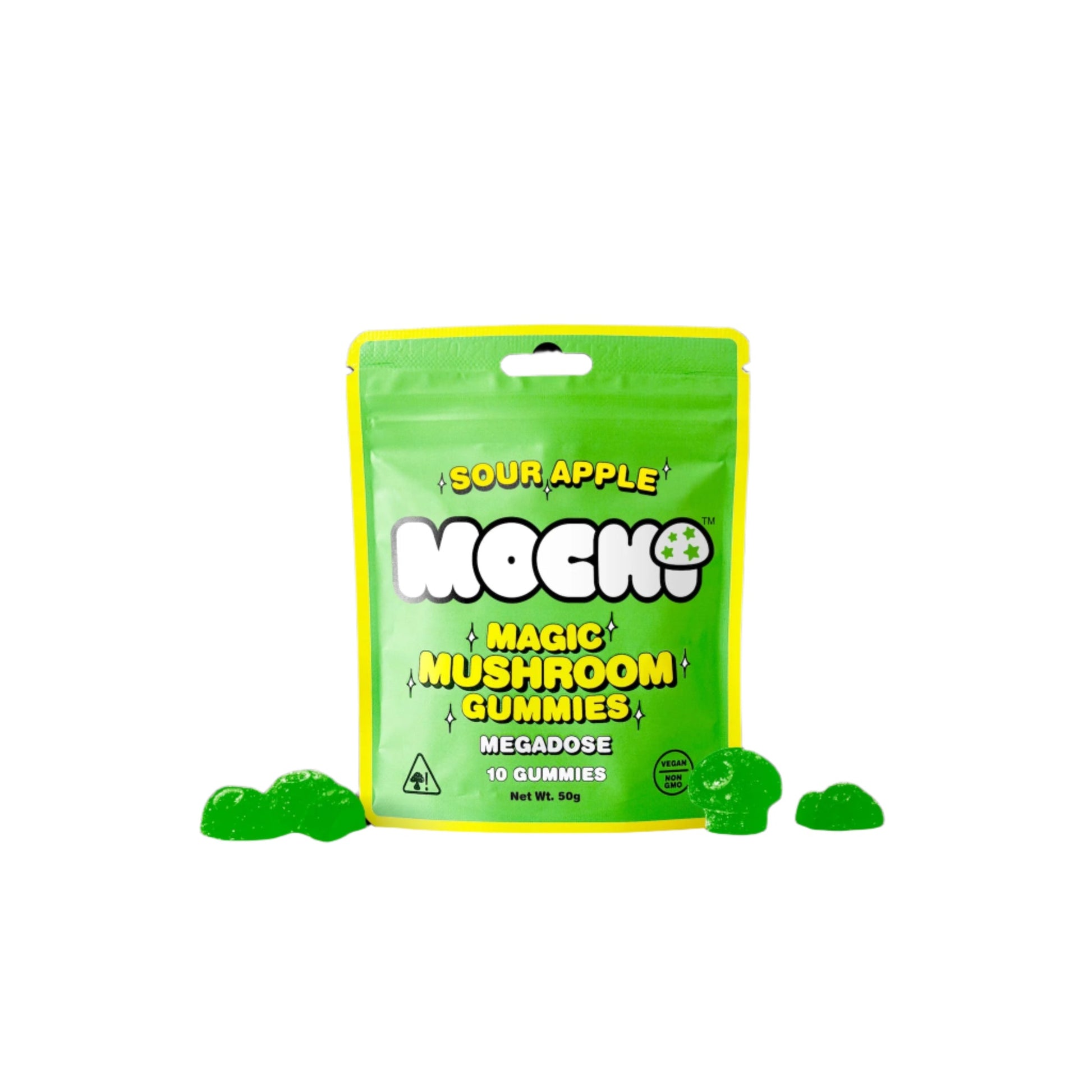 Mochi Magic Mushroom Sour Apple Gummies 10ct