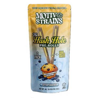 Motiv Strains THC-A Hash Hole Pre-Rolls 2ct 2g