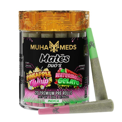 Muha Meds Duo Mates THC-A Pre-Rolls 20g 20ct
