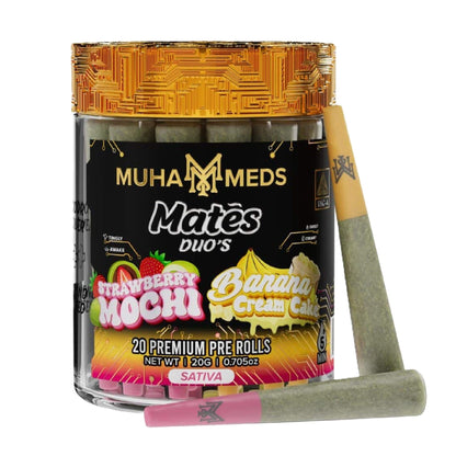 Muha Meds Duo Mates THC-A Pre-Rolls 20g 20ct
