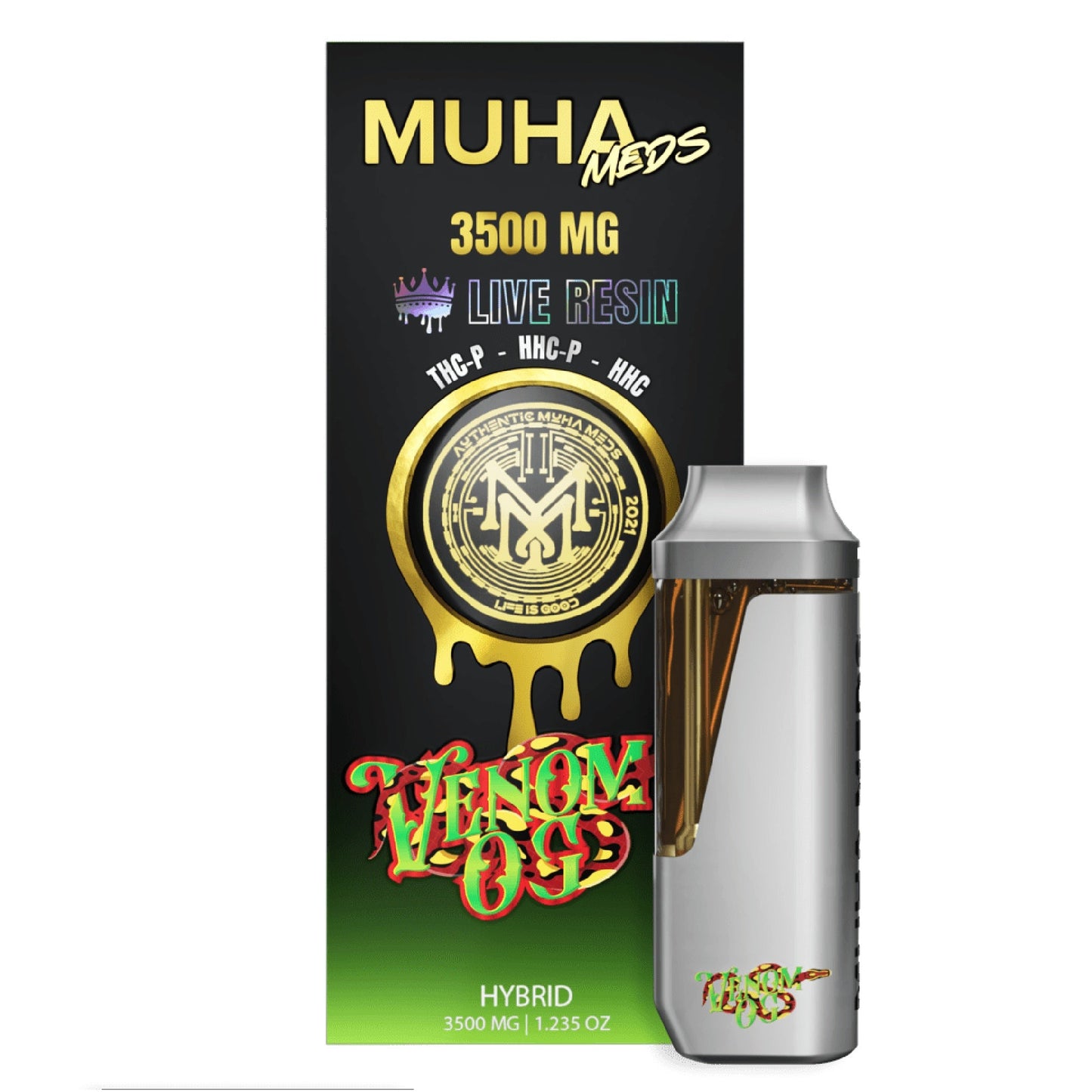Muha Meds Live Resin THC-P Vaporizer 3500mg