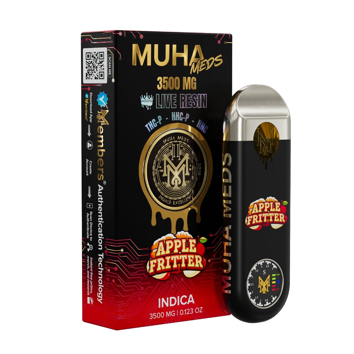 Muha Meds Live Resin THC-P New Gen 3 Vaporizer 3500mg