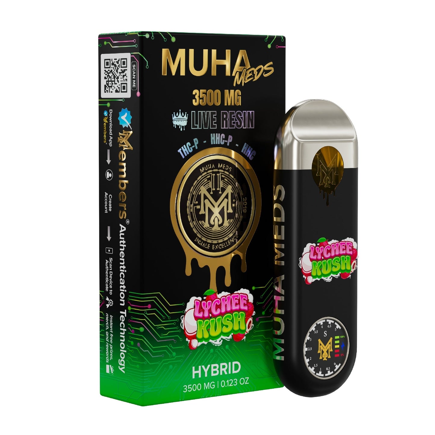 Muha Meds Live Resin THC-P New Gen 3 Vaporizer 3500mg