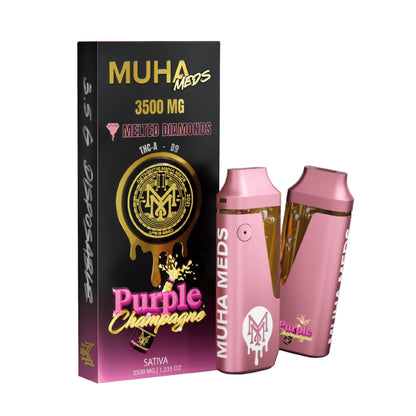 Muha Meds Melted Diamonds THC-A Delta 9 Vaporizer 3500mg