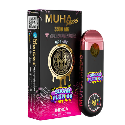 Muha Meds Melted Diamonds THC-A New Gen 3 Vaporizer 3500mg