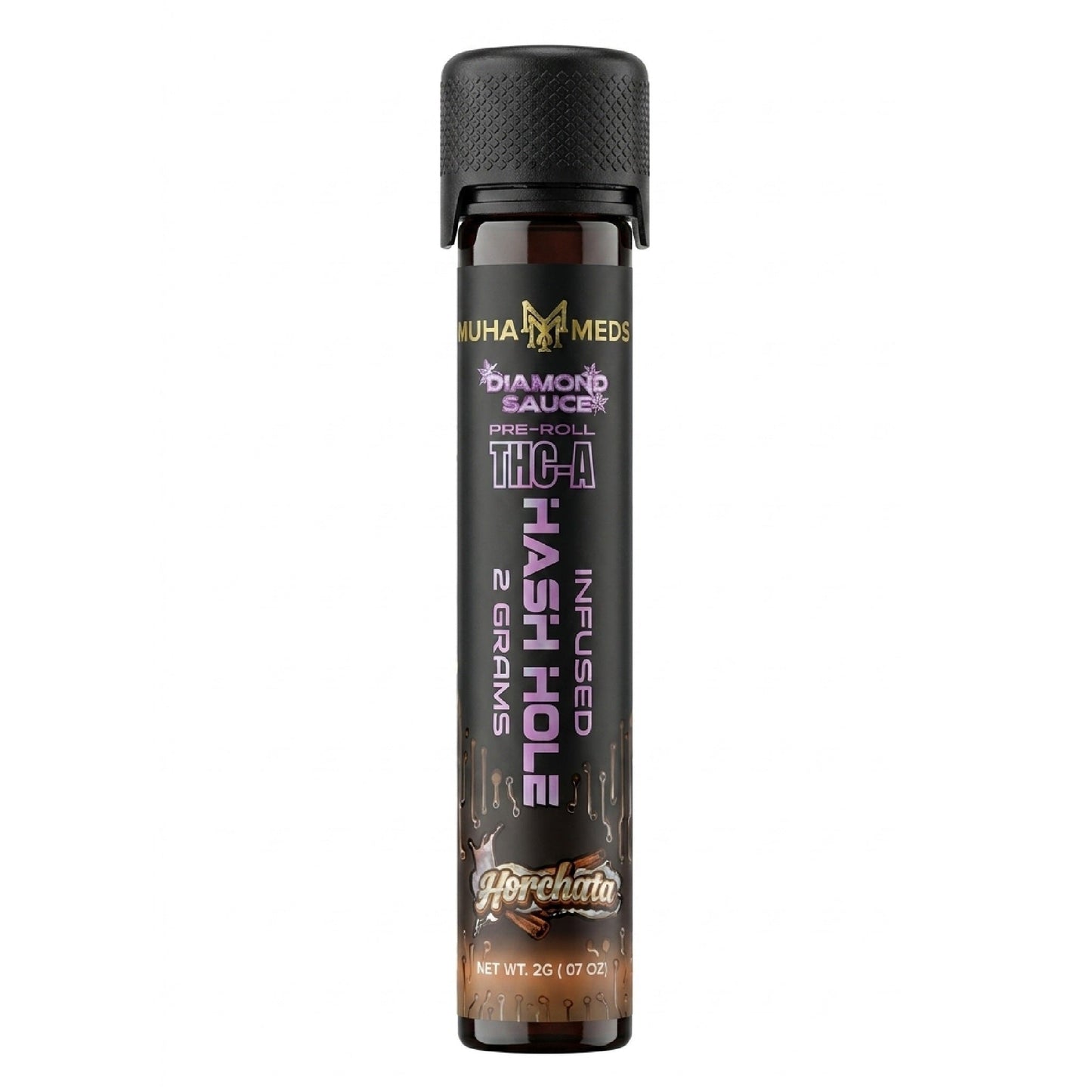 Muha Meds THC-A Diamond Sauce Infused Hash Hole 2g
