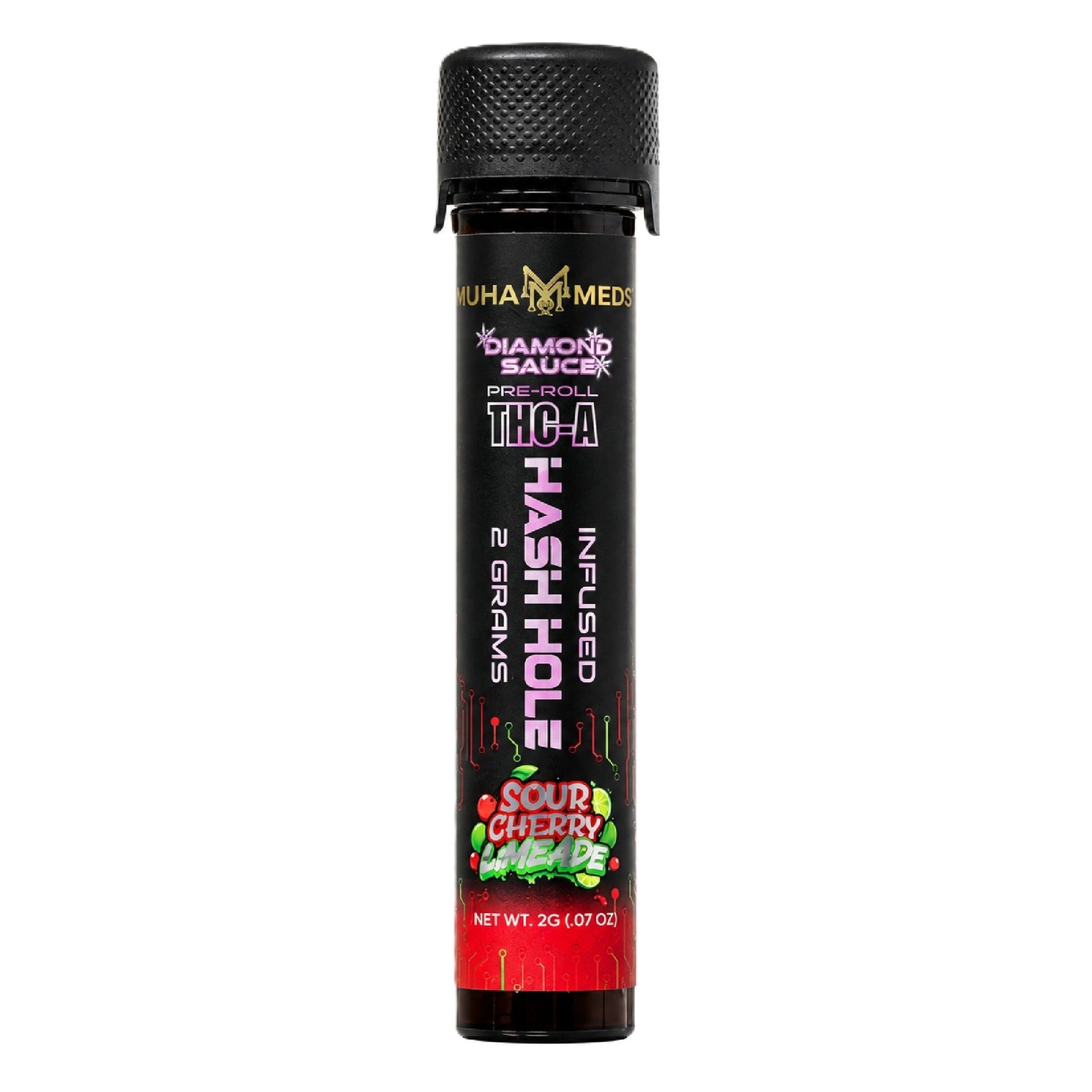 Muha Meds THC-A Diamond Sauce Infused Hash Hole 2g