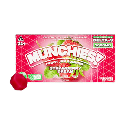 Delta Munchies Munchies Froot Jam Delta 9 Gummies 1000mg 10ct