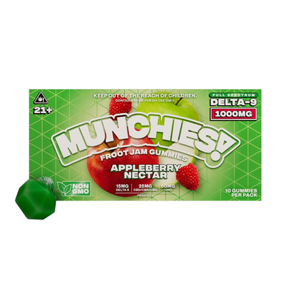 Delta Munchies Munchies Froot Jam Delta 9 Gummies 1000mg 10ct