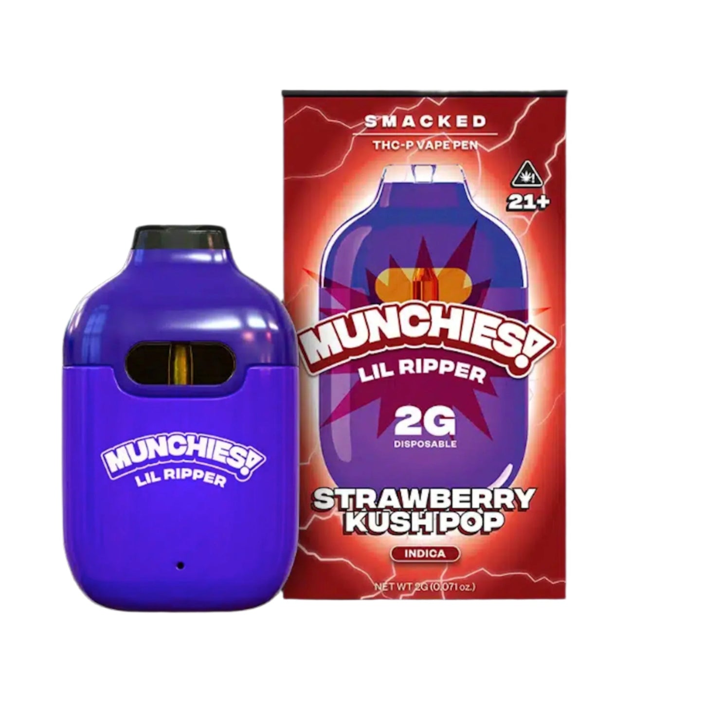 MUNCHIES! Lil Ripper Smacked THC-P Vaporizer 2000mg