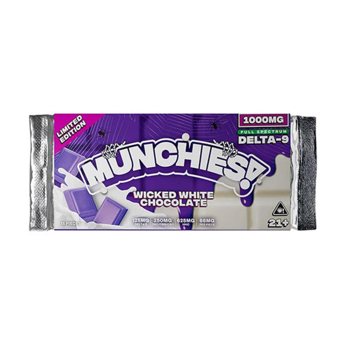 Munchies Wicked White Delta 9 Chocolate 1000mg