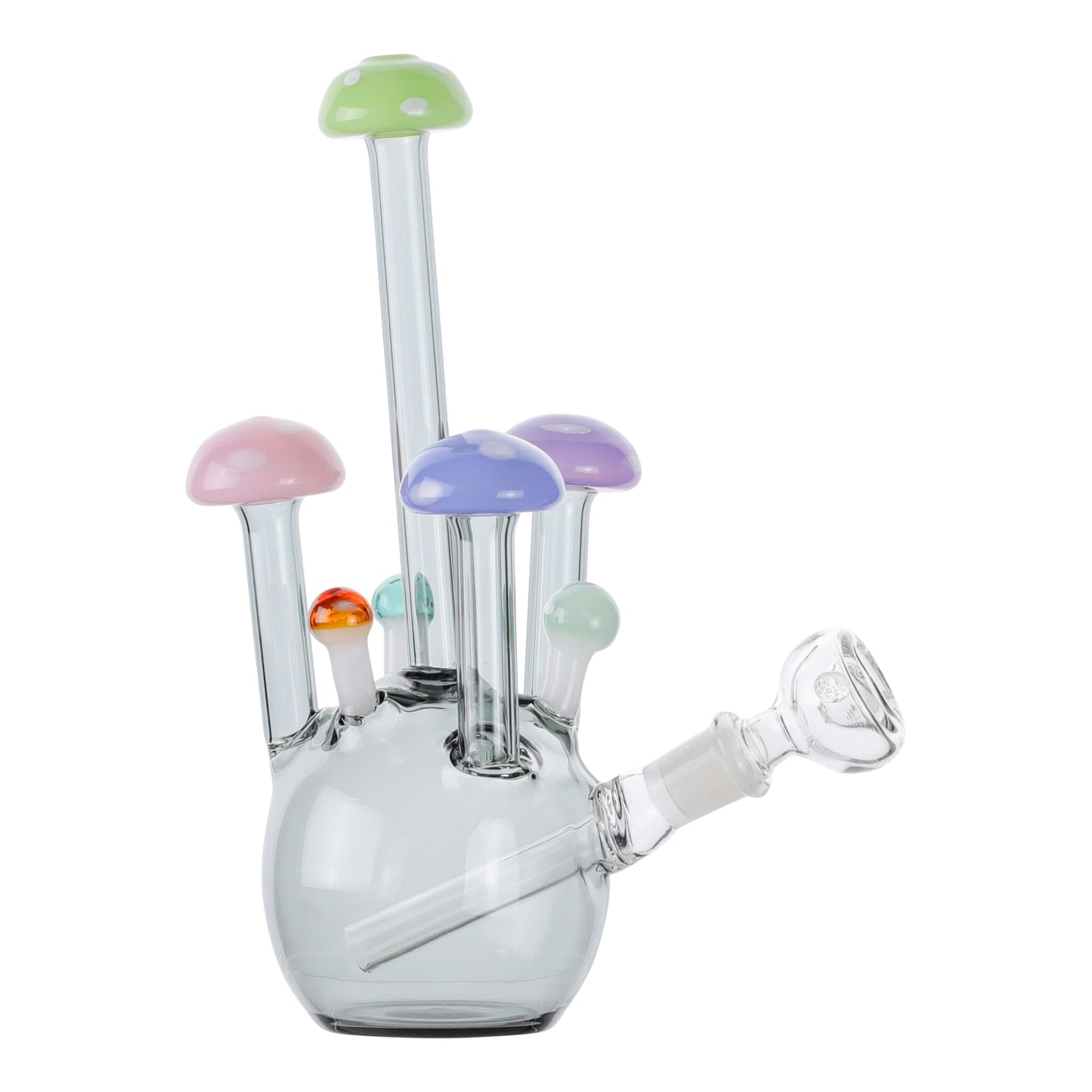 Mushroom Bomb Bubbler Bong 7in