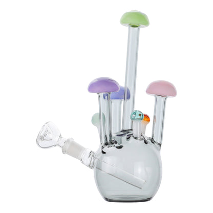 Mushroom Bomb Bubbler Bong 7in