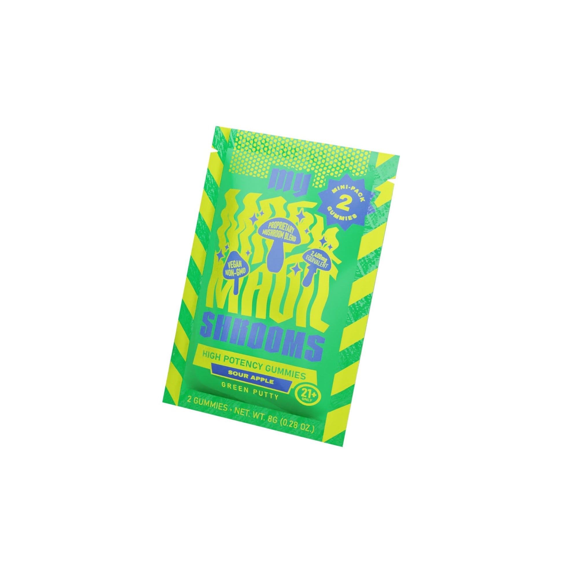 My Magic Shrooms Sour Apple Gummies 2400mg 2ct