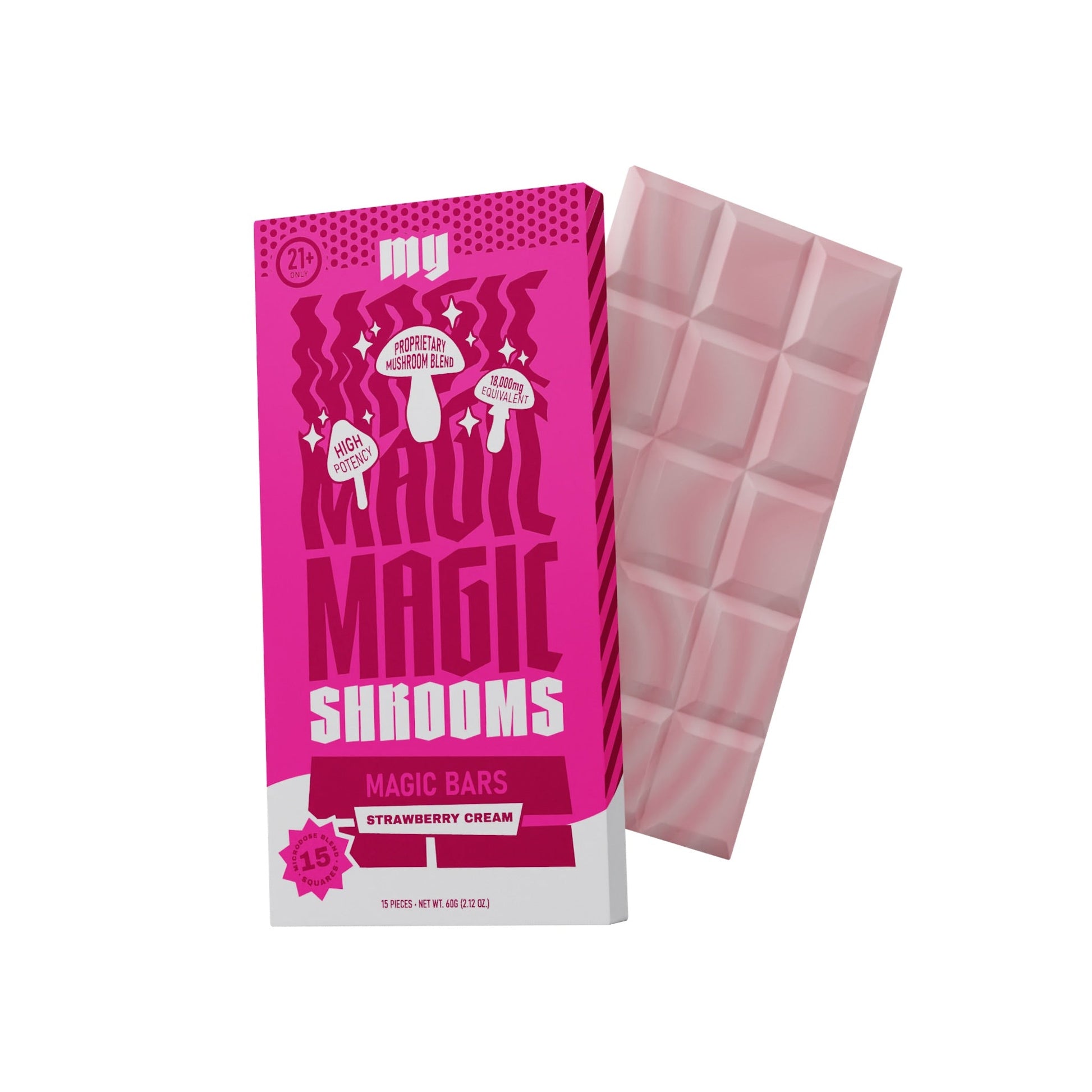 My Magic Shroom Strawberry Cream Mushroom Chocolate 1000mg