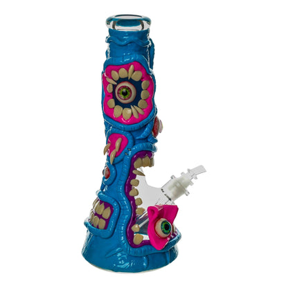 Amy Necrotic Neon Monster Bong 14in