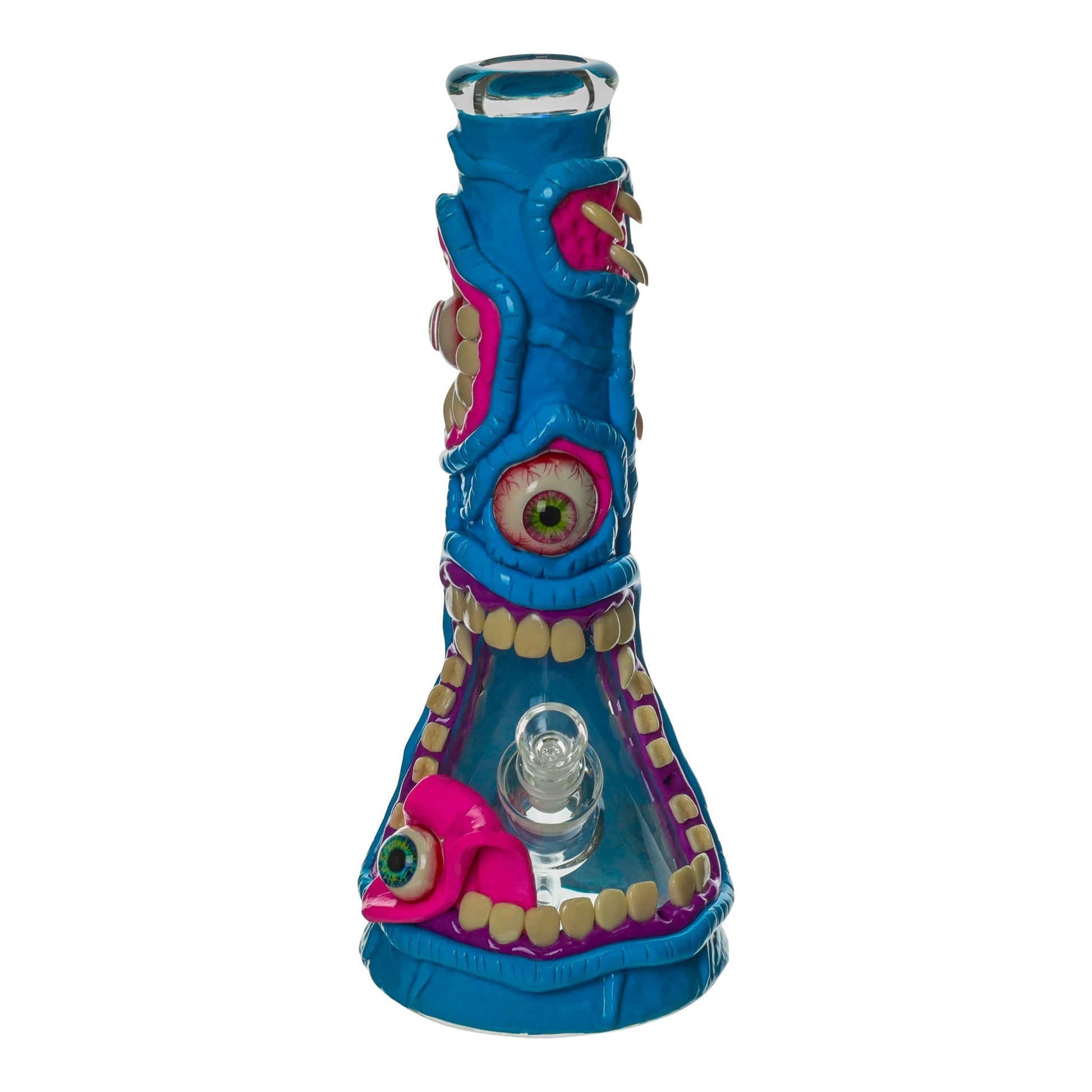 Amy Necrotic Neon Monster Bong 14in